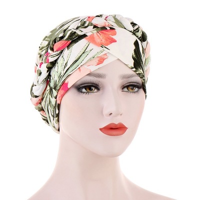 High quality Female turban caps wear headscarf bonnet arab head wraps Women braid turbans headties