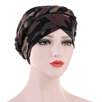 High quality Female turban caps wear headscarf bonnet arab head wraps Women braid turbans headties