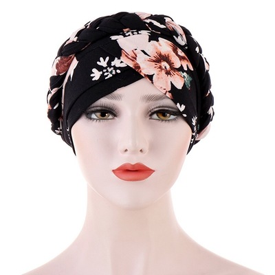 High quality Female turban caps wear headscarf bonnet arab head wraps Women braid turbans headties