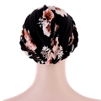 High quality Female turban caps wear headscarf bonnet arab head wraps Women braid turbans headties