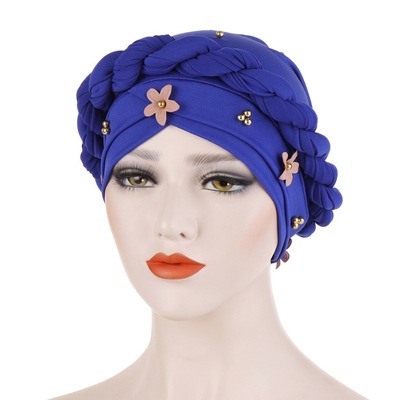 High quality Summer BreathableTurban Hijab Caps Muslim Ready to Wear Headscarf Bonnet Headwraps Cap African Hat