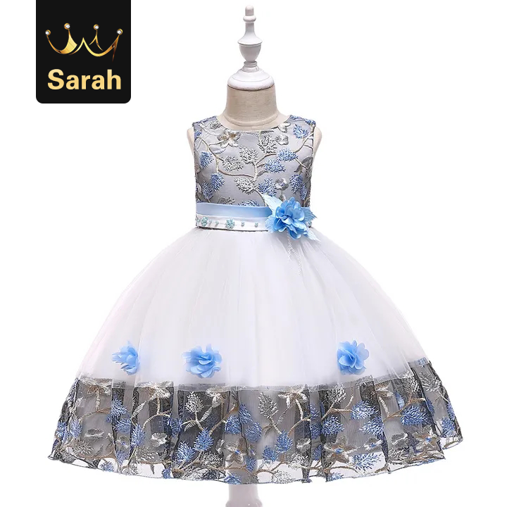 Baby Children Girl Dress Kids Ceremonies Party Dresses Princess Wedding Gown Christmas Dress