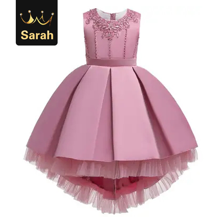 High quality Princess Party Dress for Girls Wedding Lace Flower Girl Dress Kids Birthday dress