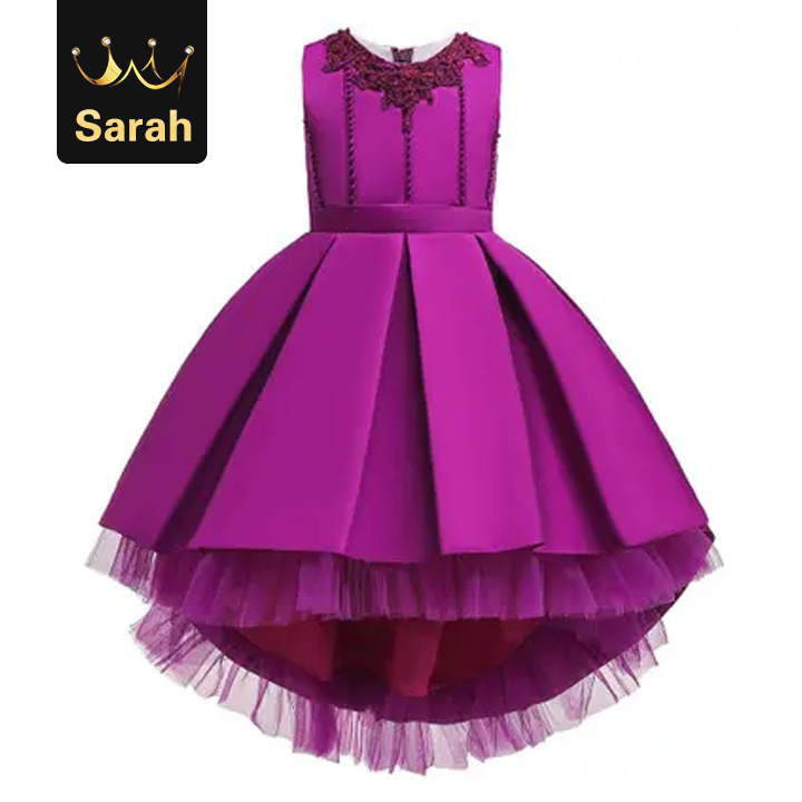 High quality Princess Party Dress for Girls Wedding Lace Flower Girl Dress Kids Birthday dress