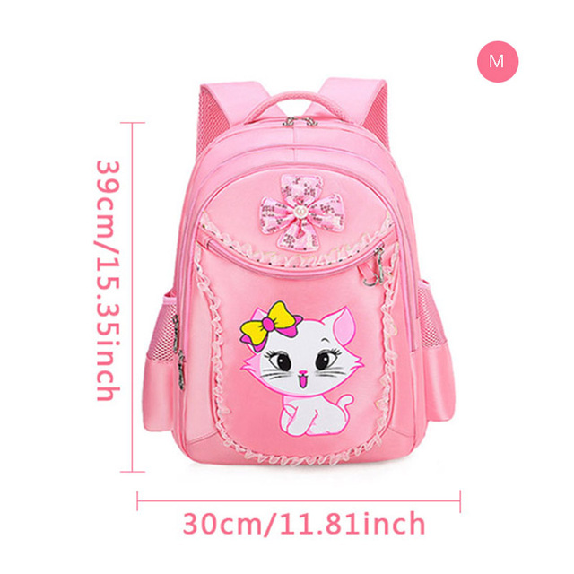 Princess Cat Children Backpack School Bags for girls Cartoon Kid Backpack Children School Backpack