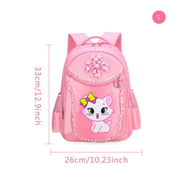 Princess Cat Children Backpack School Bags for girls Cartoon Kid Backpack Children School Backpack