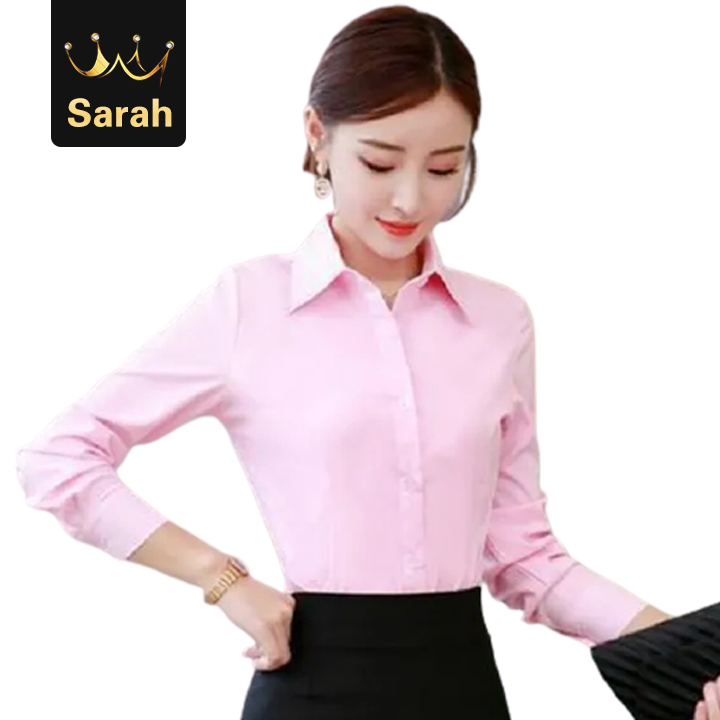 High quality Summer Chiffon Blouse Women Shirts Long Sleeve Turn Down Collar Ladies Shirt