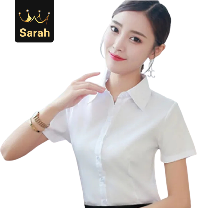 High quality Summer Chiffon Blouse Women Shirts Long Sleeve Turn Down Collar Ladies Shirt