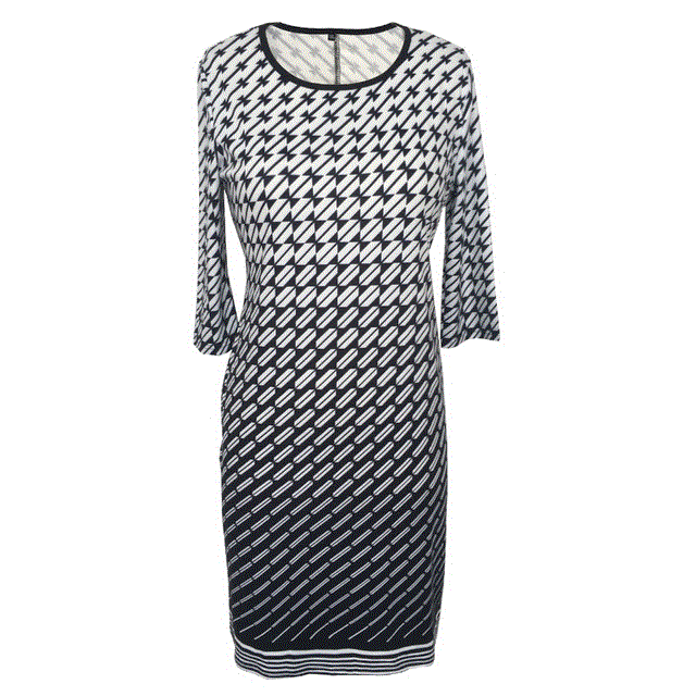 Spring Dress Plus Size Three-quarter Sleeves Elegant Explosion Woman Dress Eam Dress