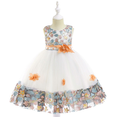 Baby Children Girl Dress Kids Ceremonies Party Dresses Princess Wedding Gown Christmas Dress