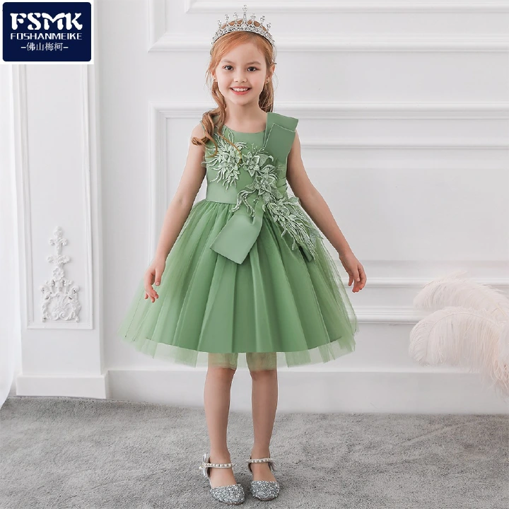 Factory Fashion Kid Apparel Lace Party Wear Classic Style Girls Dress Infant Toddler Flower Girl Tutu Dress Formal Wedding Wear