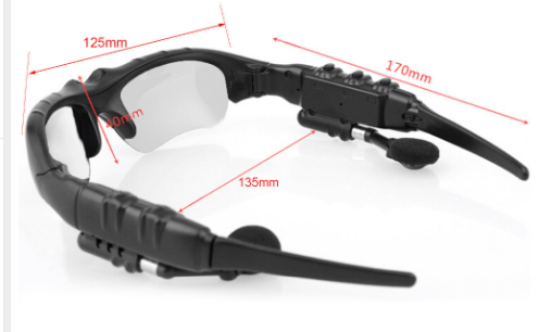 High quality Wireless Bluetooth Headphone Headset Sunglasses Earphone Stereo Music Headset