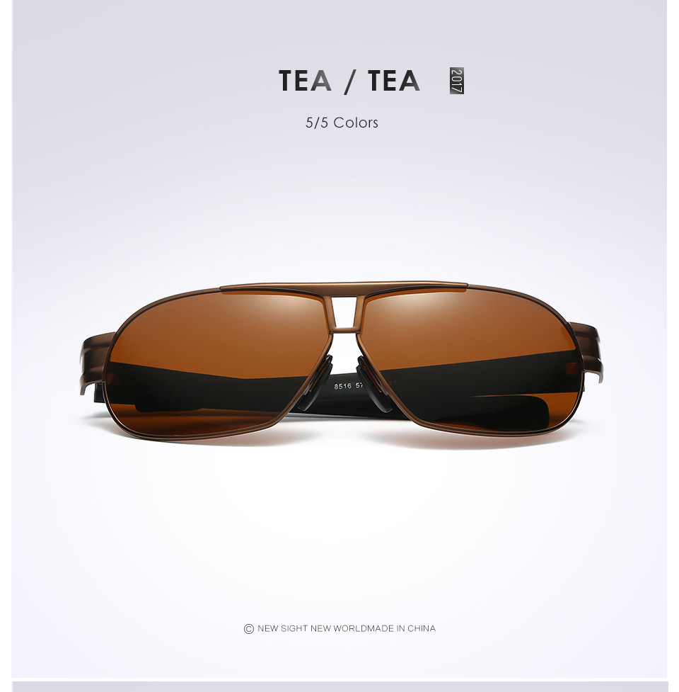 2021 High quality Sunglasses men Polarized Square sunglasses Brand Design protection Shades oculos de sol Men glasses