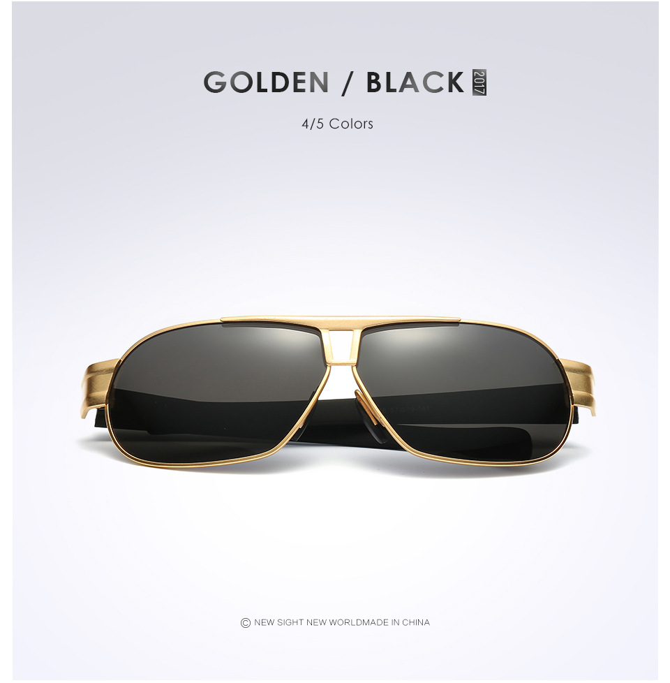 2021 High quality Sunglasses men Polarized Square sunglasses Brand Design protection Shades oculos de sol Men glasses