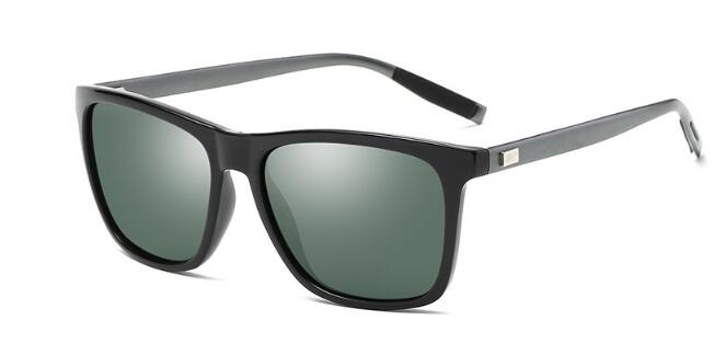 High quality New sunglasses aluminum and magnesium square dazzle sunglasses wear glasses