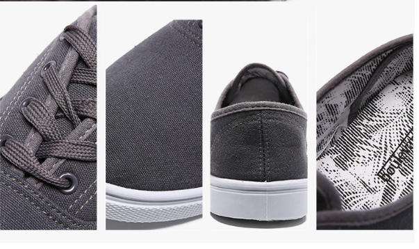 2021 High quality Canvas shoes breathable low help pure color band simple casual shoe men's shoe single shoe tide