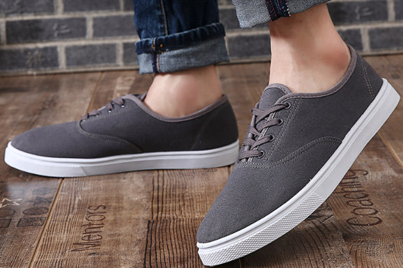 2021 High quality Canvas shoes breathable low help pure color band simple casual shoe men's shoe single shoe tide