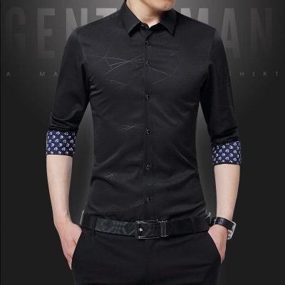 black shirt for party wear