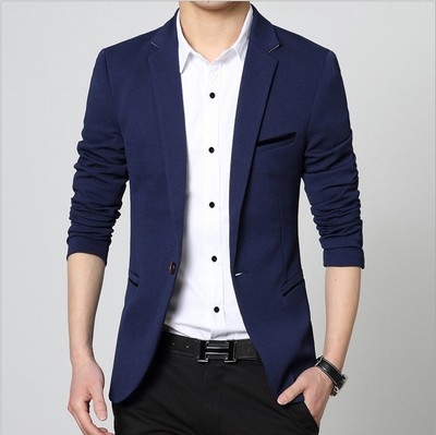 High quality Men Blazer Casual Suits Slim Fit Suit Jacket Men Homme Terno Masculin Blazers
