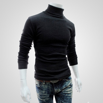 2021 High quality   Black Friday Winter Men'S Sweater Turtleneck Casual Sweater Men's Slim Fit Brand Knitted