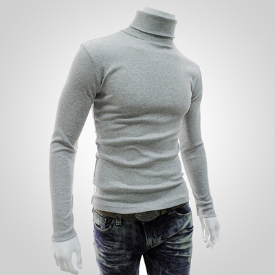 2021 High quality   Black Friday Winter Men'S Sweater Turtleneck Casual Sweater Men's Slim Fit Brand Knitted