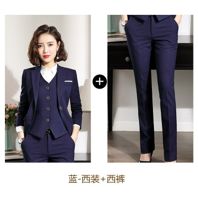 High quality Work business Women's skirt suits Set for women blazer office lady clothes Coat Jacket Women 2 piece suit