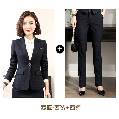 High quality Work business Women's skirt suits Set for women blazer office lady clothes Coat Jacket Women 2 piece suit