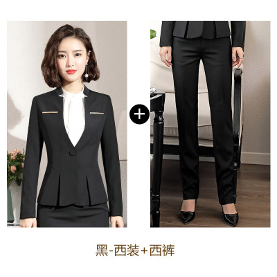 High quality Hot Work business Women's skirt suits Set for women blazer office lady clothes Coat Jacket suit