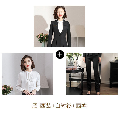 High quality Hot Work business Women's skirt suits Set for women blazer office lady clothes Coat Jacket suit