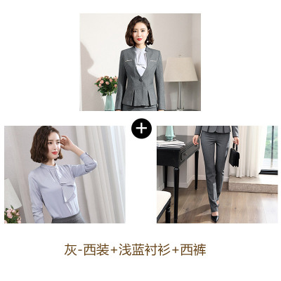 High quality Hot Work business Women's skirt suits Set for women blazer office lady clothes Coat Jacket suit