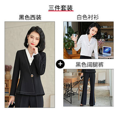 2021 High quality 2019 Hot Work business Women's skirt suits Set for women blazer office lady clothes Coat Jacket suit
