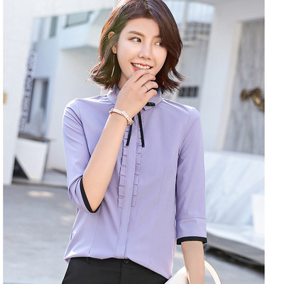 2021 High quality Spring Fashion Casual white long sleeve T-Shirt Slim Formal Wear tshirt feminine shirts ladies tops
