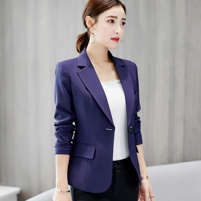 High quality Ladies Blazer Long Sleeve Blaser Women Suit jacket Female Feminine Blazer