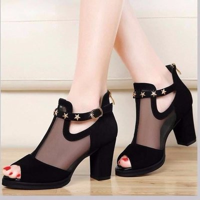 2021 High quality Summer Sandals Women Shoes Cool boots with Fish Head Sandals high heels