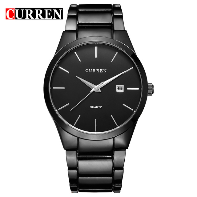 High quality CURREN Luxury Analog sports Wristwatch Display Date Men's Quartz Watch Business Watch Men Watch
