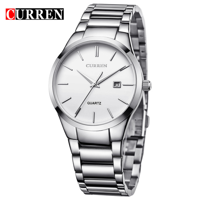 High quality CURREN Luxury Analog sports Wristwatch Display Date Men's Quartz Watch Business Watch Men Watch