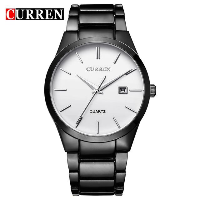 High quality CURREN Luxury Analog sports Wristwatch Display Date Men's Quartz Watch Business Watch Men Watch