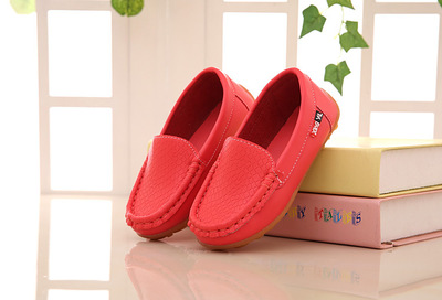 2021 High quality Children Shoes PU Leather Casual Styles Boys Girls Shoes Soft Comfortable Loafers Slip On Kids Shoes