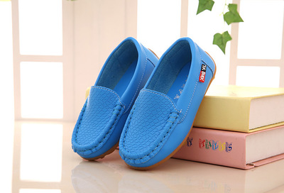 2021 High quality Children Shoes PU Leather Casual Styles Boys Girls Shoes Soft Comfortable Loafers Slip On Kids Shoes