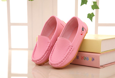 2021 High quality Children Shoes PU Leather Casual Styles Boys Girls Shoes Soft Comfortable Loafers Slip On Kids Shoes