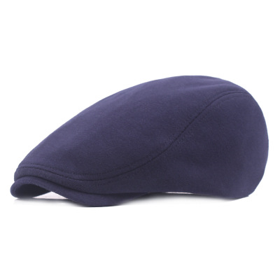 High quality Wool Octagonal Cap Newsboy Beret Hat For Men's Male Dad Ivy Caps Golf Driving Flat Cabbie Flat Hats