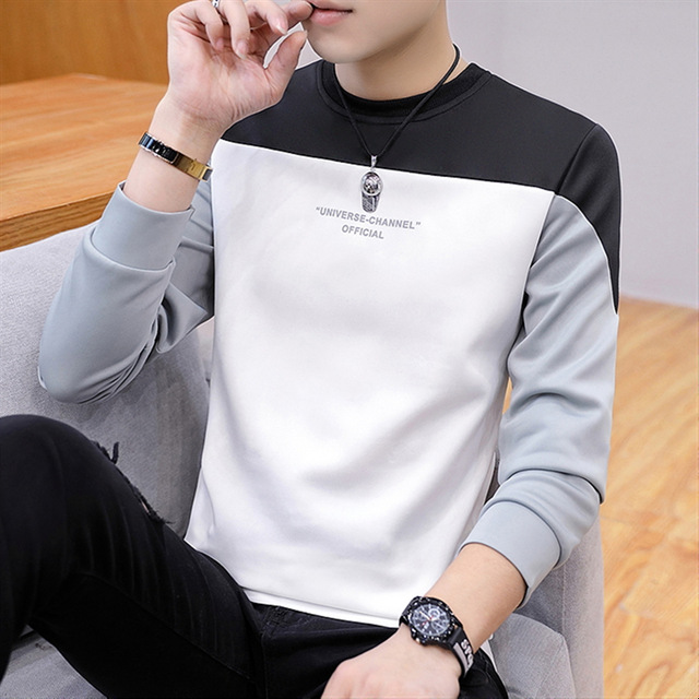 2021 High quality   Black Friday Long-sleeved men's autumn figure-flattering T-shirts and Polos