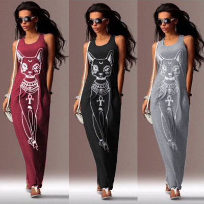 2021 High quality Long Maxi Dress Women Summer Casual Boho Beach Dress Sexy Bodycon Evening Party Dresses