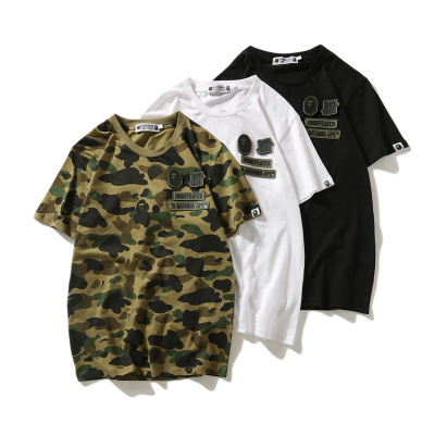 2021 High quality   Black Friday Popular logo camo print short sleeve T-shirts and Polos