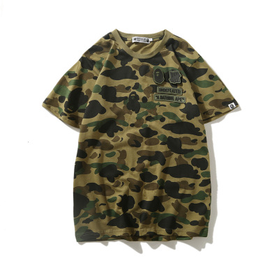 2021 High quality   Black Friday Popular logo camo print short sleeve T-shirts and Polos