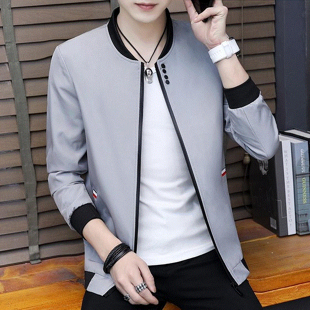 High quality  Zip Men Jacket Spring Autumn Fashion Brand Slim Fit Coats Male Casual Baseball Bomber Jacket Mens Overcoat Plus size 4XL