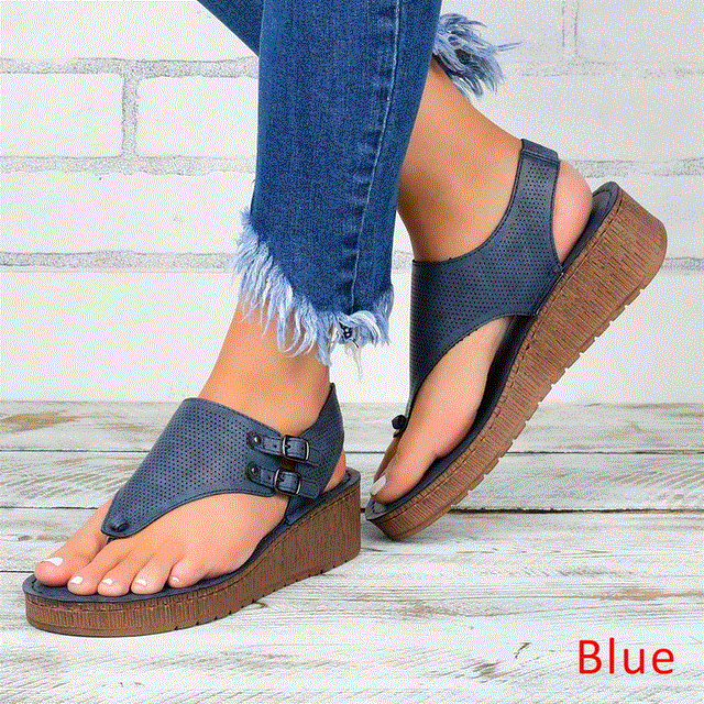 High quality Summer Women Strap Sandals Women's Flats Open Toe Solid Casual Shoes Rome Sandals