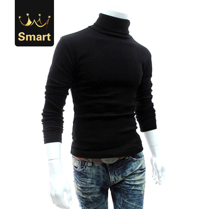 2021 High quality   Black Friday Winter Men'S Sweater Turtleneck Casual Sweater Men's Slim Fit Brand Knitted