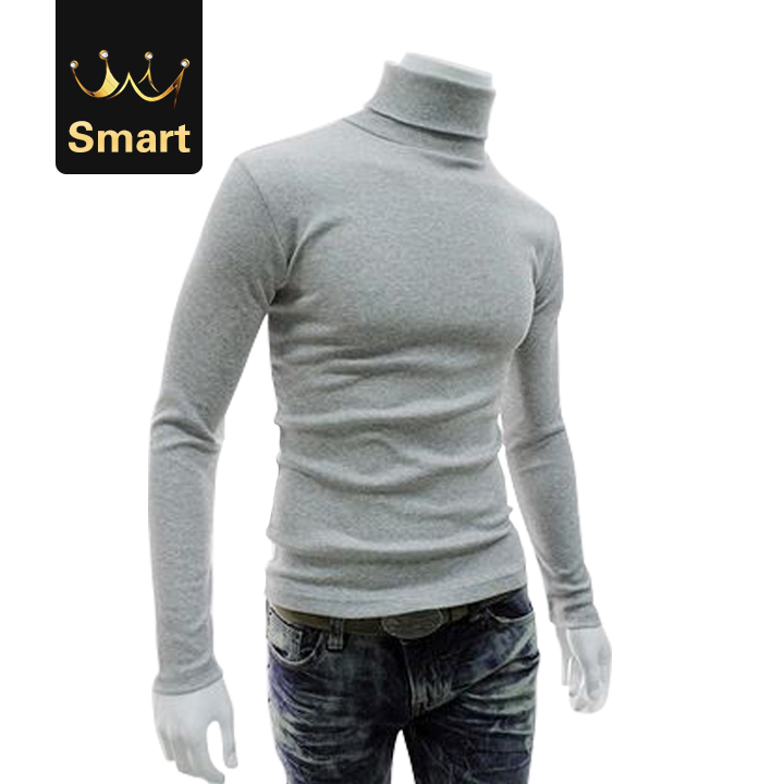 2021 High quality   Black Friday Winter Men'S Sweater Turtleneck Casual Sweater Men's Slim Fit Brand Knitted