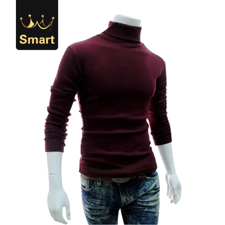 2021 High quality   Black Friday Winter Men'S Sweater Turtleneck Casual Sweater Men's Slim Fit Brand Knitted